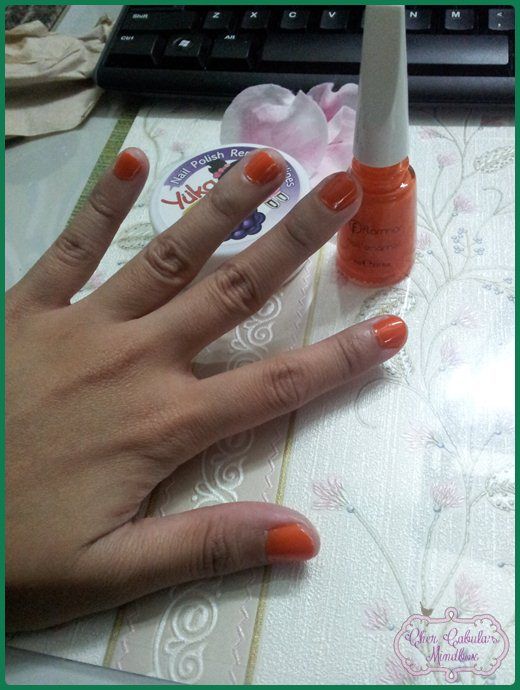 bright orange nails for Cher flormar-supershine-nail-enamel