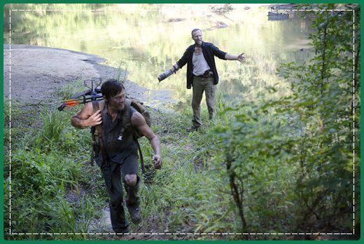 daryl and meryl walking-dead-season-3