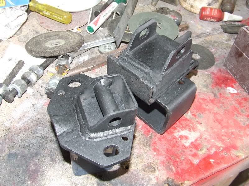 I just had to redrill the 2 holes where the holden rubber mount fits so it 