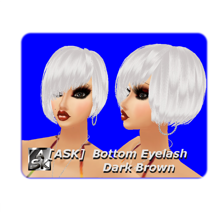 [ASK]Bottom Eyelash Dk brw