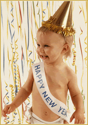 Birthday on new year Orkut codes New Year Myspace graphics Birthday on new year scrapbook animations