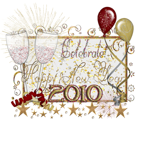 Celebrate 2010 Orkut codes New Year Myspace graphics Celebrate 2010 scrapbook animations