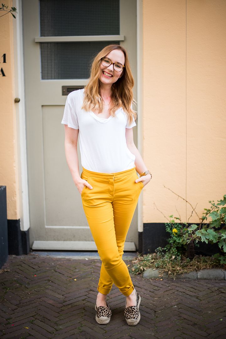 gele broek