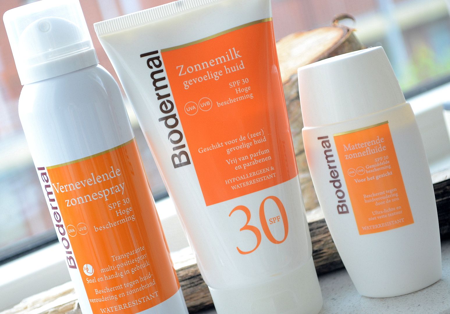 biodermal gezicht zonnebrand