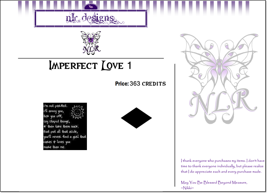 Imperfect Love 1