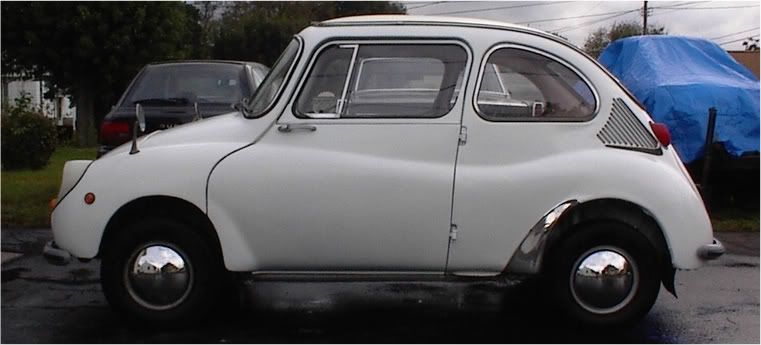 Subaru 360 Van. Originally Subaru had a car