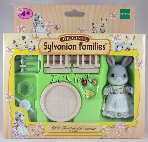 sylvanian families garden party set