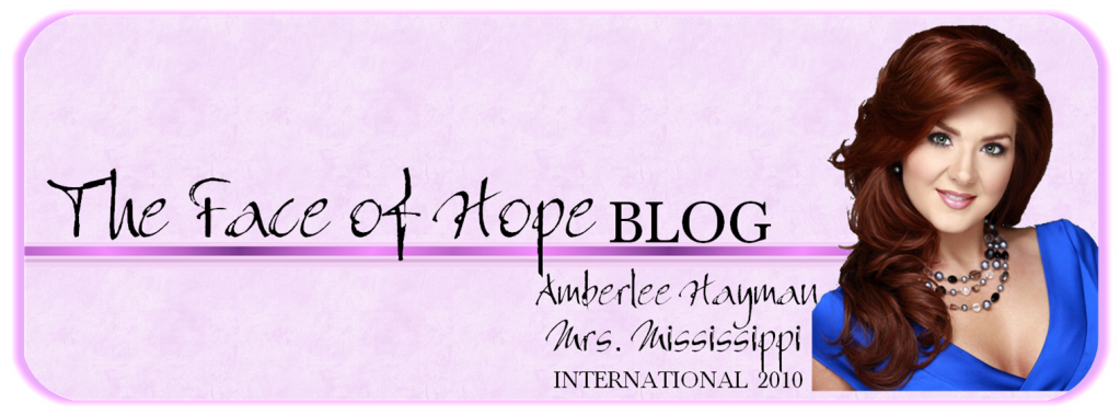 The Face of Hope Blog - Amberlee Hayman