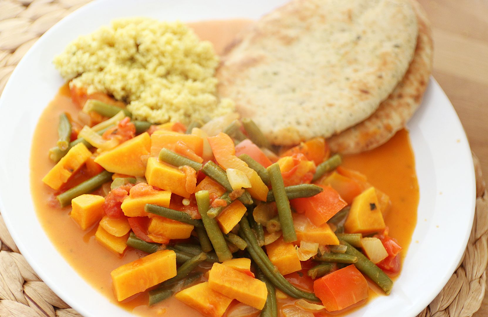 curry met zoete aardappel