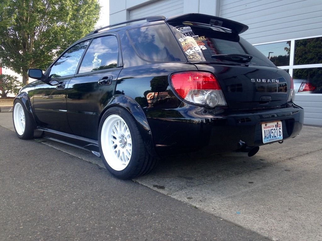 02 wrx wagon fender flares