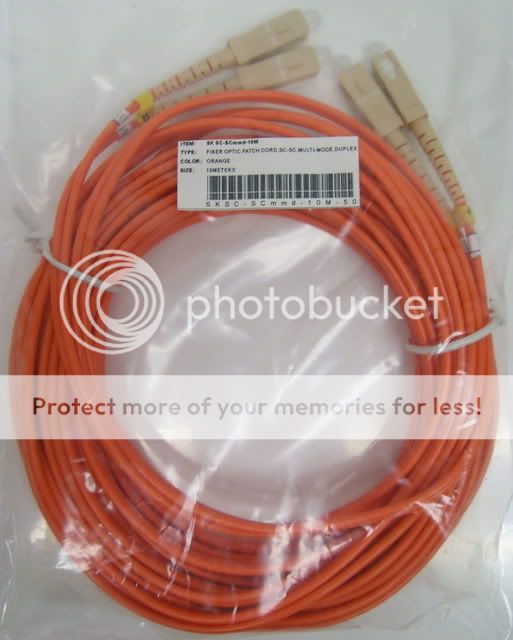 Fiber Optic Cable 10M 33 50 125 Multimode SC SC Duplex